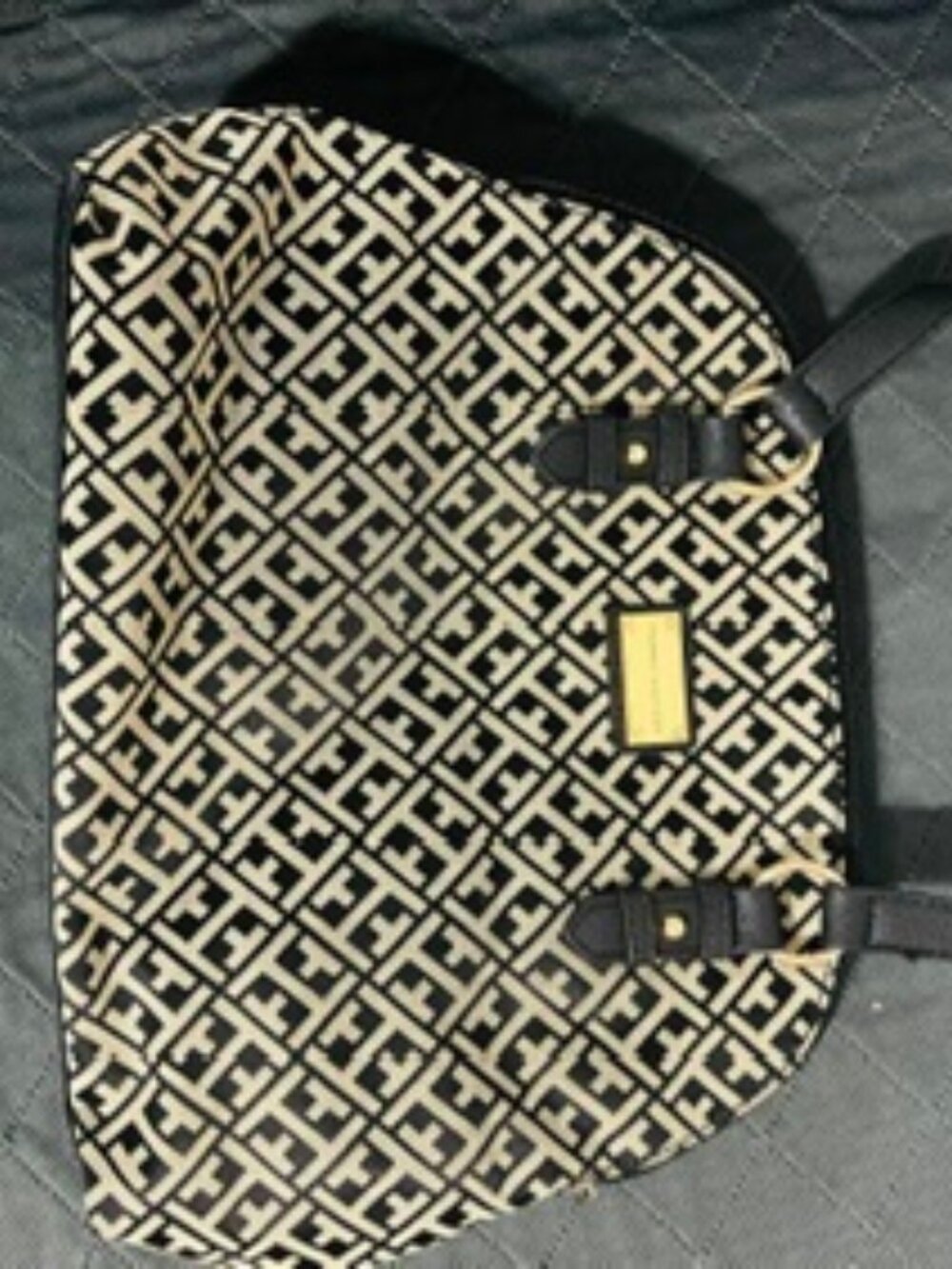 Tommy Hilfiger Monogram Jacquard Satchel